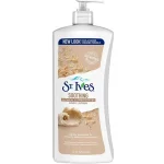 لوسیون بدن سینت ایوز St. Ives مدل تسکین دهنده حاوی عصاره جو دوسر و شی باتر 621 میلی لیتر