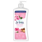 لوسیون بدن سینت ایوز St. Ives مدل آبرسان حاوی عصاره گل رز و آرگان 621 میلی لیتر