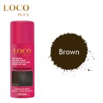 اسپری کانسیلر ریشه لوکو پلکس LOCO رنگ قهوه ای حجم 75 میل