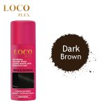 اسپری کانسیلر ریشه لوکو پلکس LOCO رنگ قهوه ای تیره حجم 75 میل
