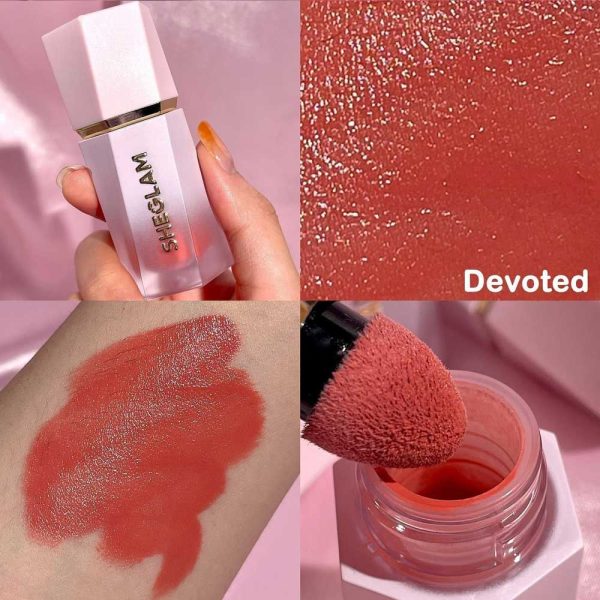 رژگونه مایع شیگلم sheglam رنگ devoted - image 4