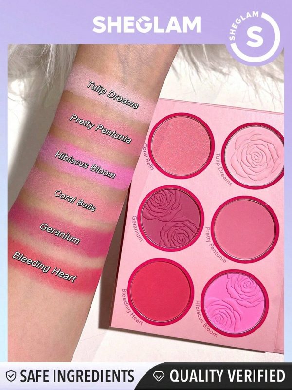 پالت رژگونه شیگلم sheglam مدل blushing bouquet - image 5