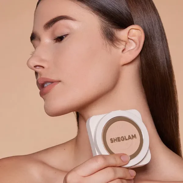 پنکک کرم پودری شیگلم sheglam رنگ shell - image 2