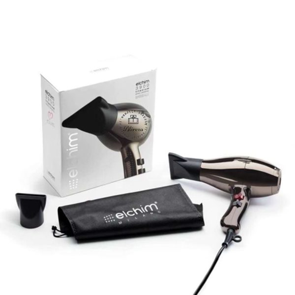 سشوار الچیم elchim مدل 3900 healthy ionic رنگ تیتانیوم - image 2