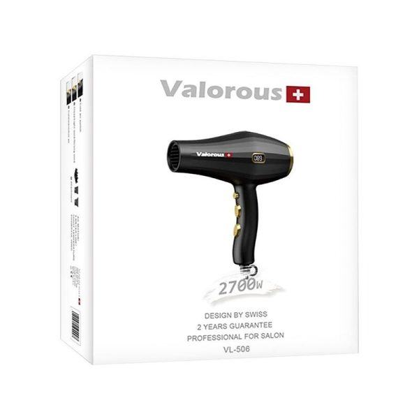 سشوار حرفه ای ولروس valorous مدل vl-506 توان 2700 وات - image 2