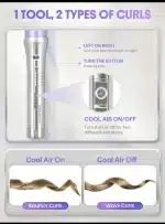 دستگاه حالت دهنده مو شیگلم مدل Cool Lock Airflow سایز 32 - Image 6