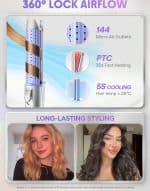 دستگاه حالت دهنده مو شیگلم مدل Cool Lock Airflow سایز ۲۵ - Image 3